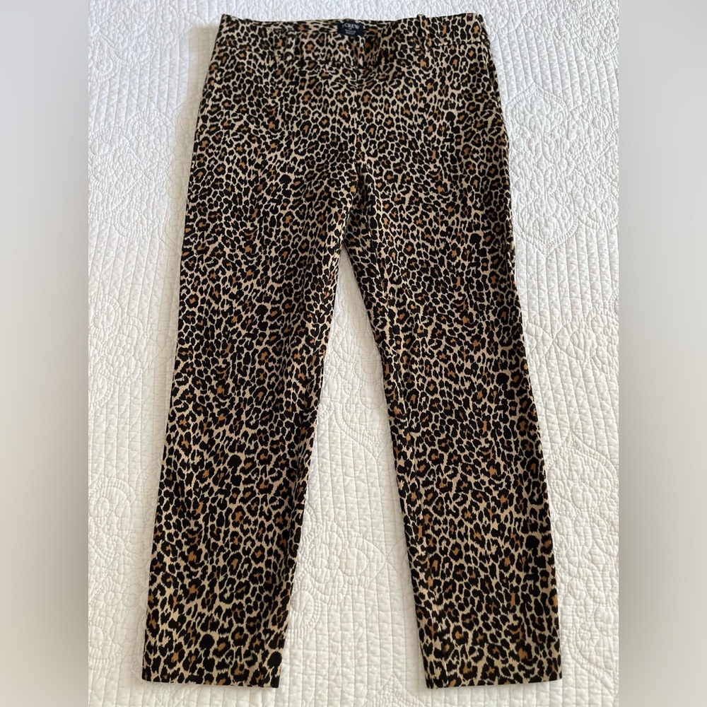 J. Crew Winnie leopard pant